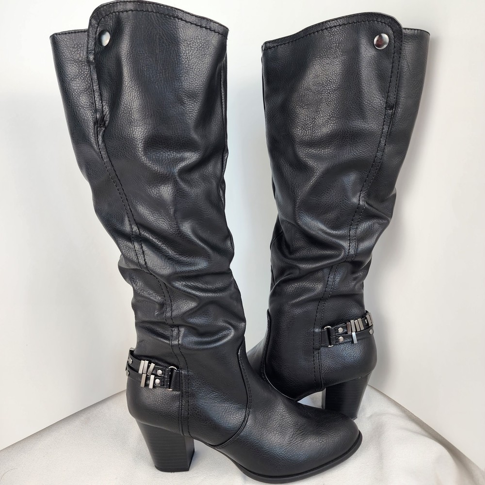Cliffs by White Mountain Womens Heel Knee High Boots  Size 8M